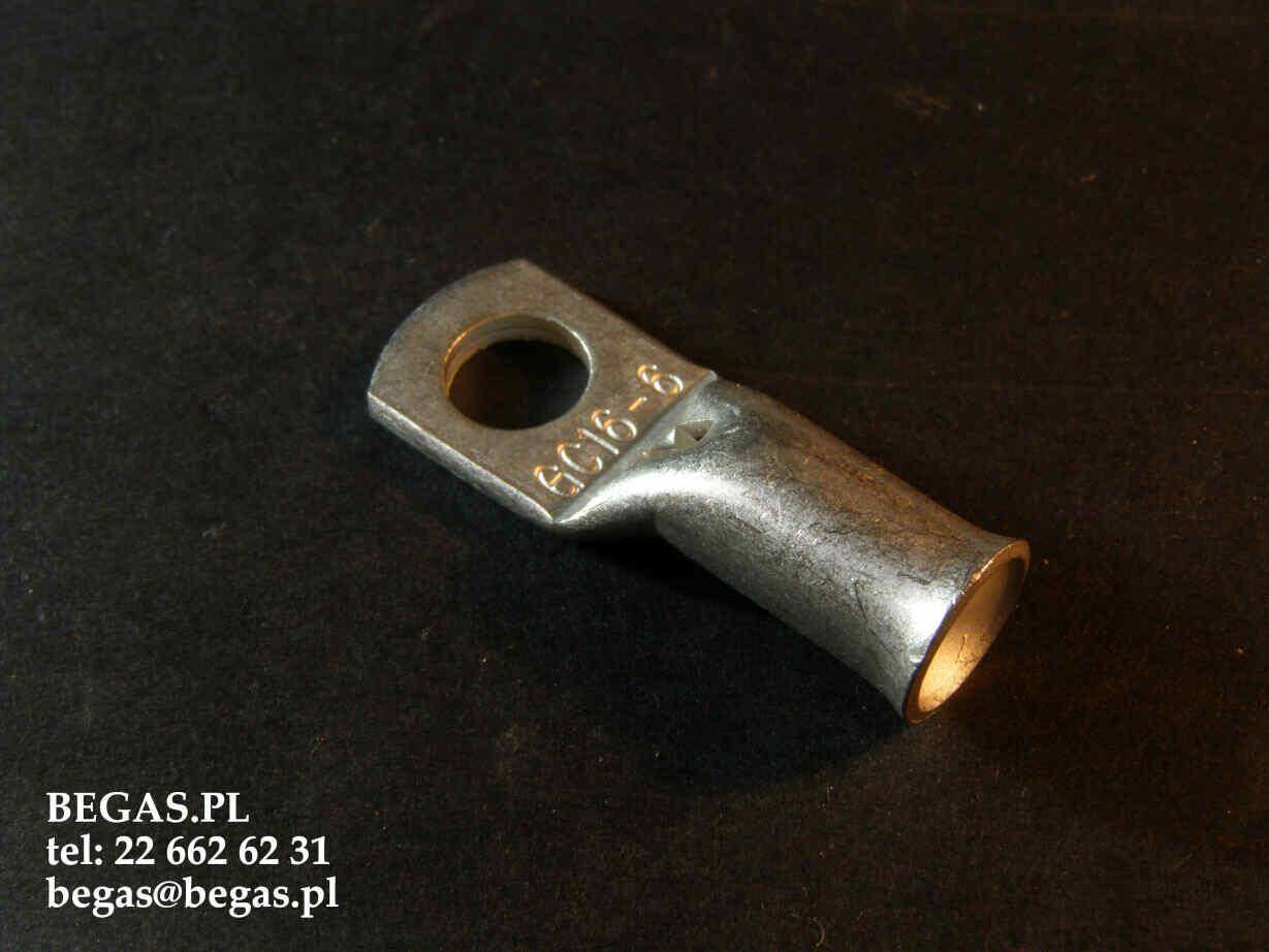 KOŃCÓWKA KABL.CU 6/16mm2 M6 16mm2