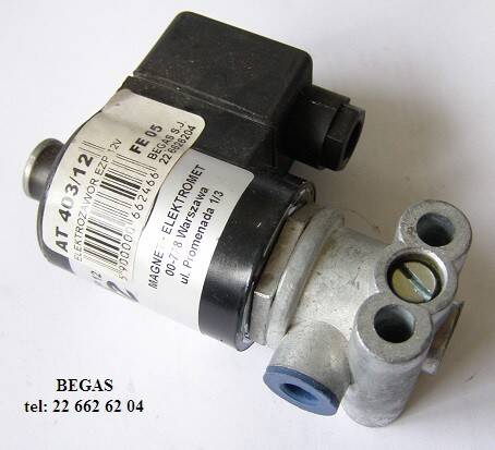 ELEKTROZAWÓR EZP 12V 0,8 Mpa 1,25 A