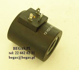 CEWKA ZAWORU fi19,1 12V DC 27W h-56