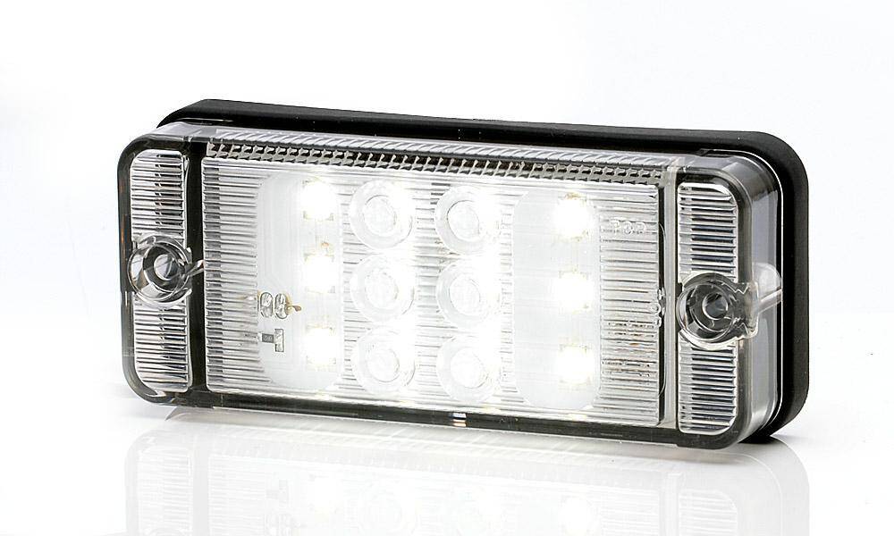 LAMPA COFANIA 702 W84d 12/24V LED BIAŁA