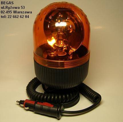 LAMPA BŁYSKOWA 24V H1 ROTOKIT 1M SIRENA