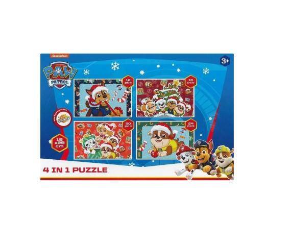 Puzzle 4w1 19x29cm 047481 Spin Master