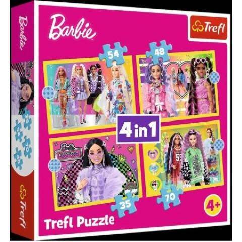 Puzzle 4w1 346268 Trefl 28,5x20,5cm