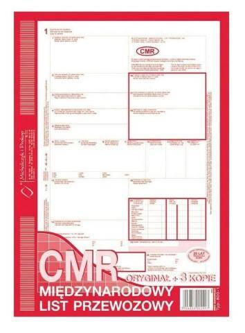 Druk CMR R20 oryg.+3 kopie