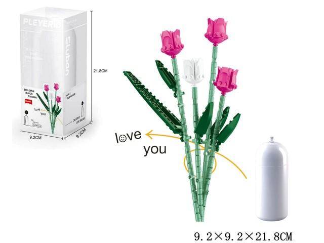 Klocki kwiaty 207el 466897 R20 Sluban