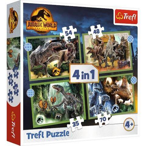 Puzzle 4w1 346077 Trefl 28,5x20,5cm
