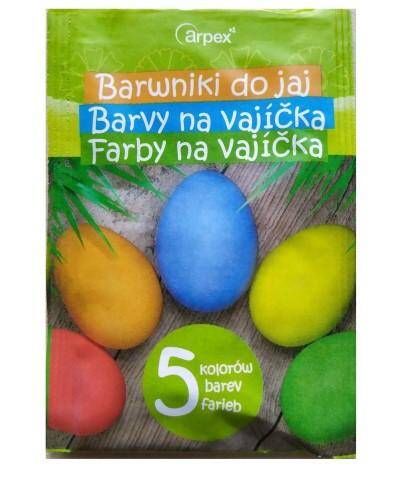 Barwnik do jaj 218340 5 kolorów