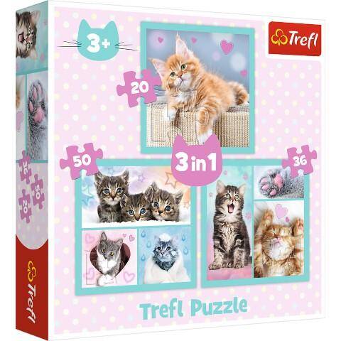 Puzzle 3w1 348620 R20 Trefl 20x19,5cm