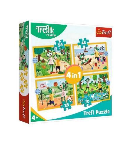 Puzzle 4w1 346237 Trefl 28,5x20,5cm