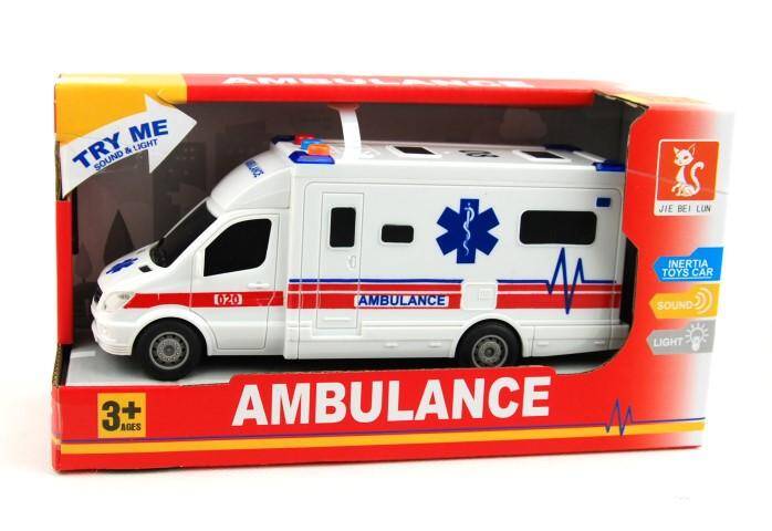 Ambulans 19cm 197081 światło, dźwięk