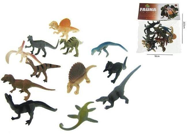 Dinozaury 7cm 12szt 042160