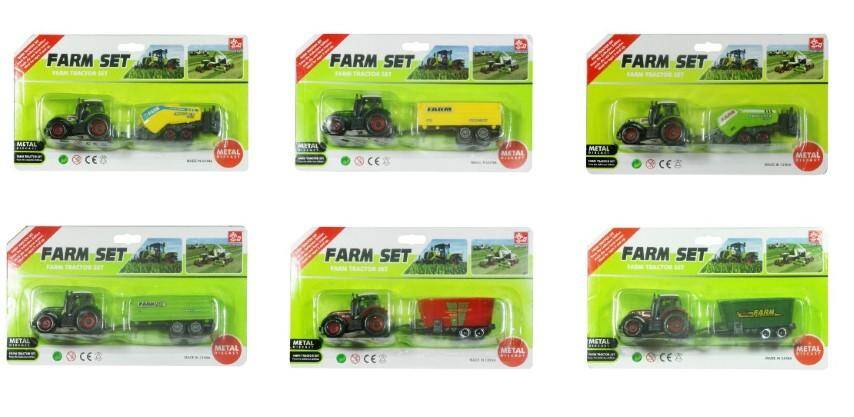 Traktor 15cm 150359 metal/plastik