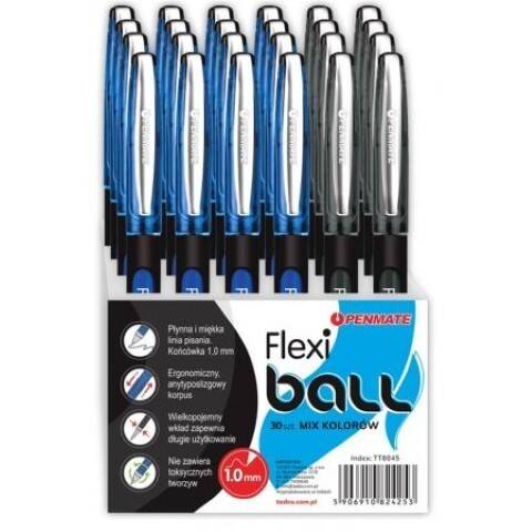 Długopis flexiball mix 1,0mm żelowy