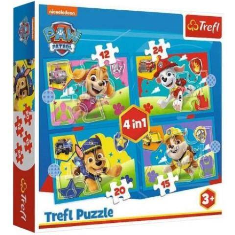 Puzzle 4w1 346282 R20 Trefl 28,5x20,5cm