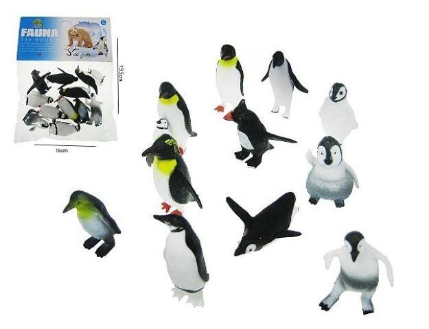 Pingwiny 4cm 12szt 042207