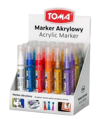 Marker akrylowy mix Toma