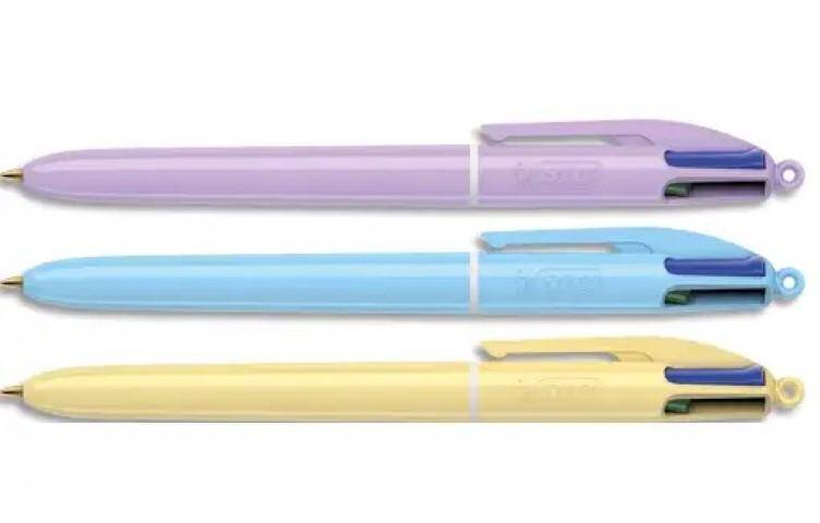 Długopis BIC 4-kolory pastel