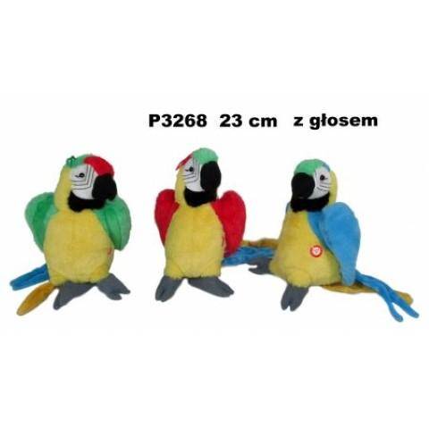 Papuga 25cm 163875 z głosem