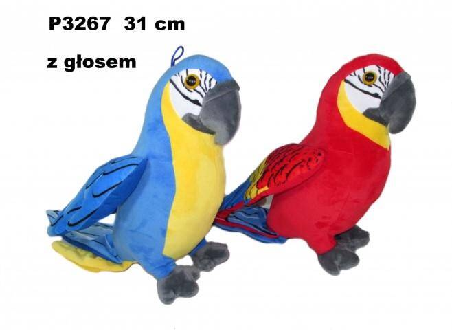 Papuga 31cm 163868 z głosem