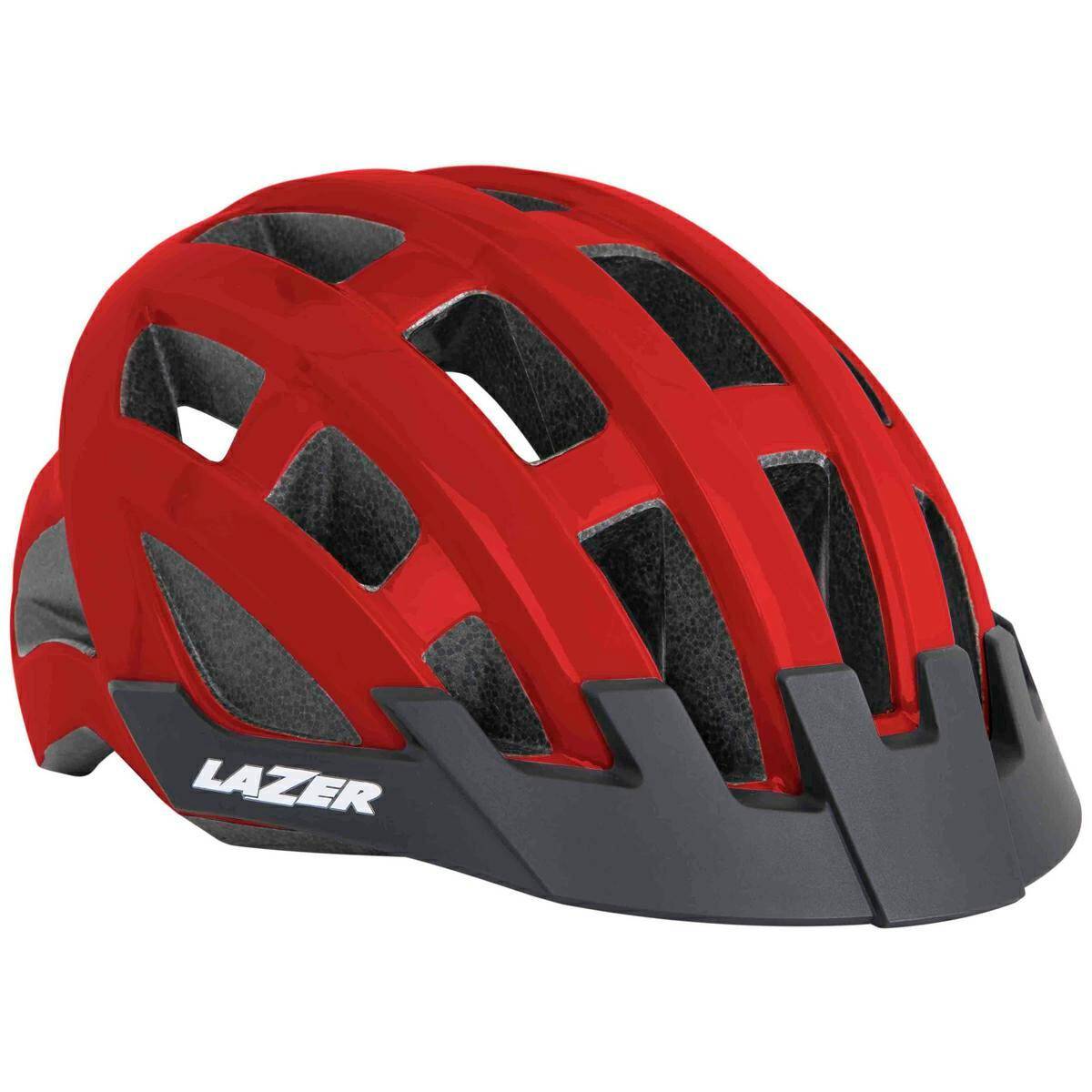 Kask Lazer Compact Red 54-61 cm