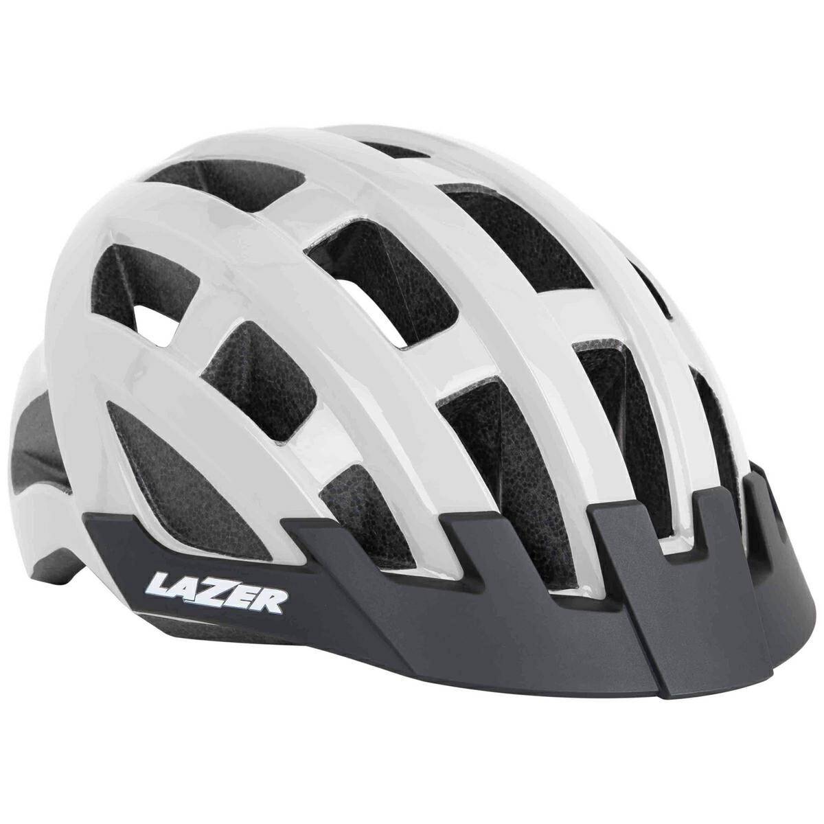 Kask Lazer Compact White 54-61 cm