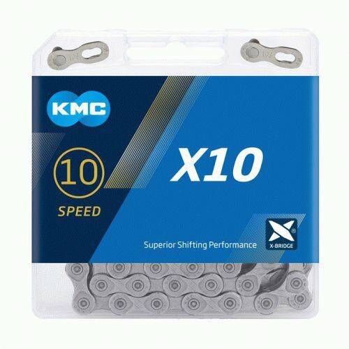 łańcuch KMC X10 73 x114 szary box