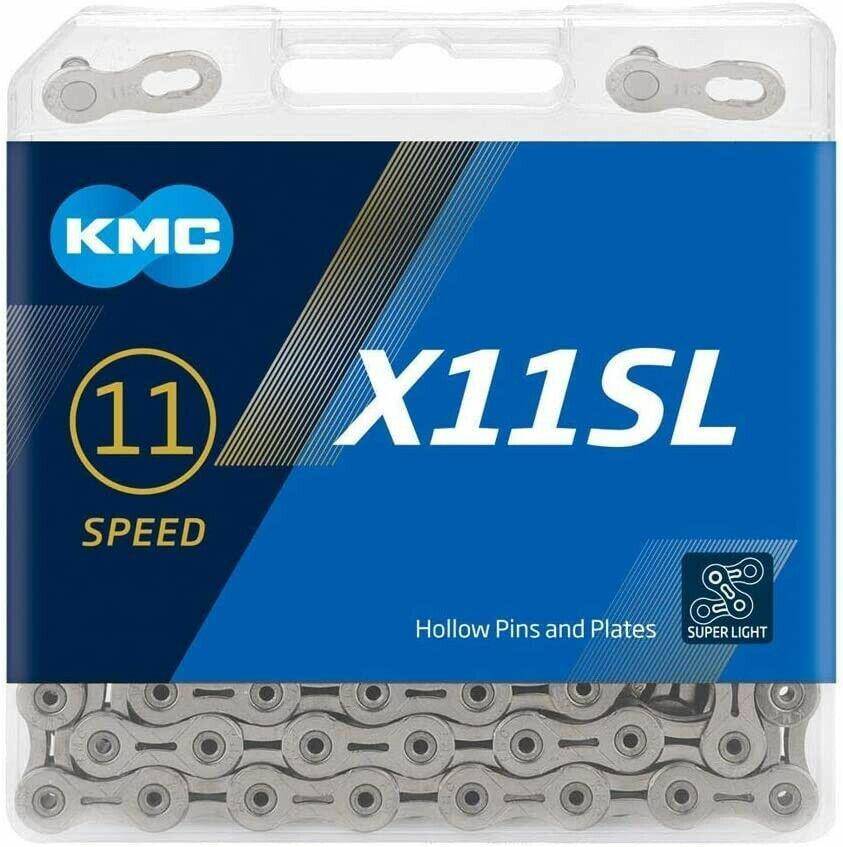 łańcuch KMC X11 SL  x118 srebrny box