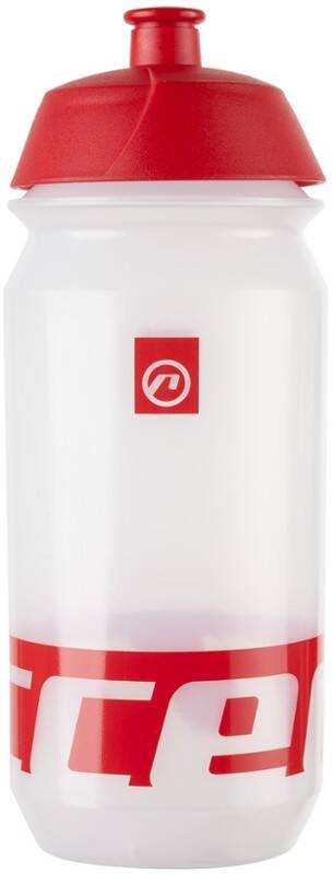 Bidon PEAK przeźroczysto/czerwony 500ml