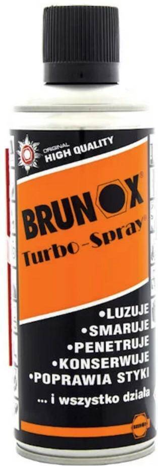 Preparat Brunox Turbo Spray 400ml olej