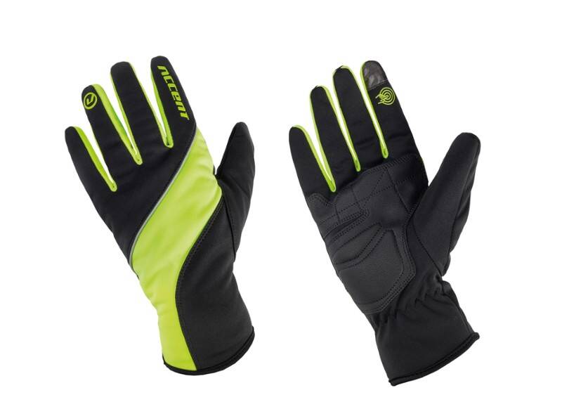 Rękawiczki ACCENT WINDSTAR czar/neon XL