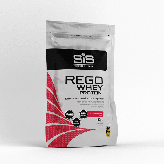 SIS Rego Whey Strawberry Powder 450g