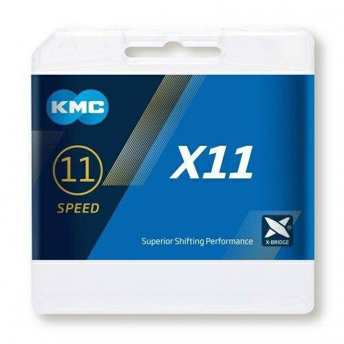 Łańcuch KMC X11 szary x118 box
