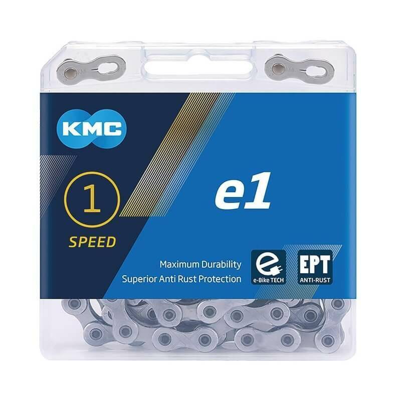 Łańcuch KMC e1 EPT x130 srebrny dla