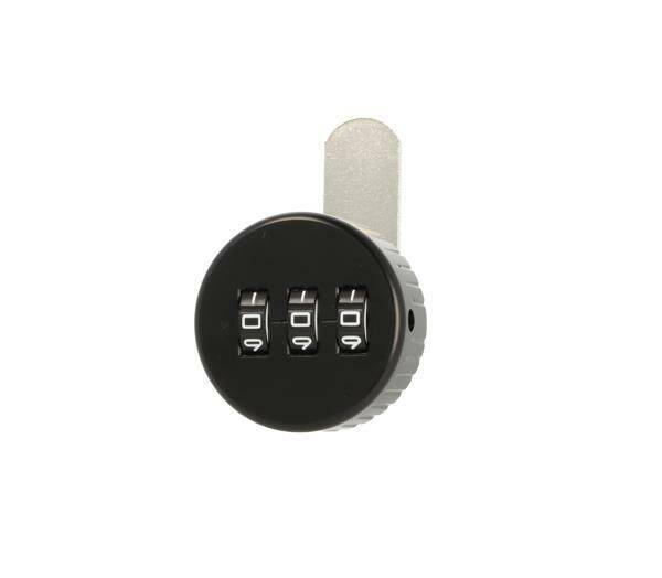 Zamek szyfrowy JACKS 19x30mm czarny