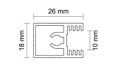 Profil WC adaptacyjny poziomy 3m (Zdjęcie 4)