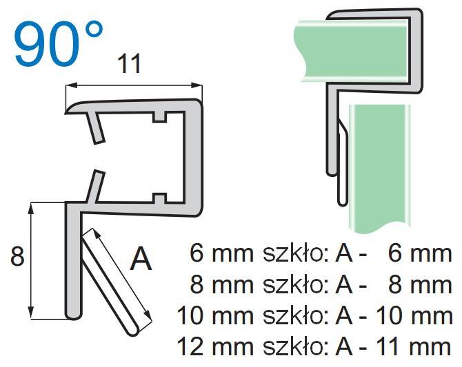 Kabina Uszczelka S-5704 10mm 2,4m