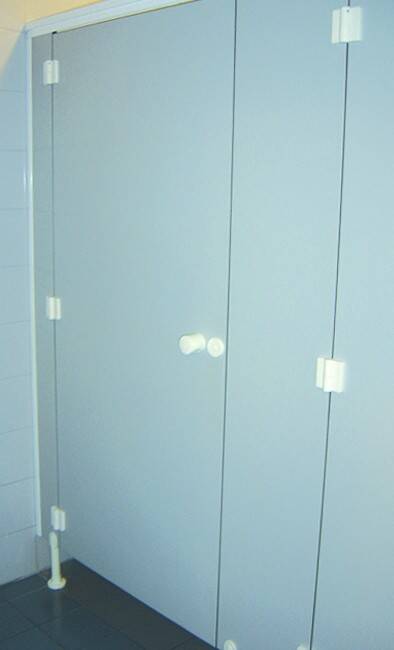 Zamek kabin WC Czarny (Zdjęcie 5)