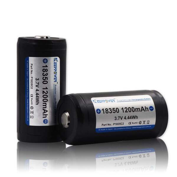 Keeppower Rechargeable Battery ICR18350-120PCM  (Photo 1)