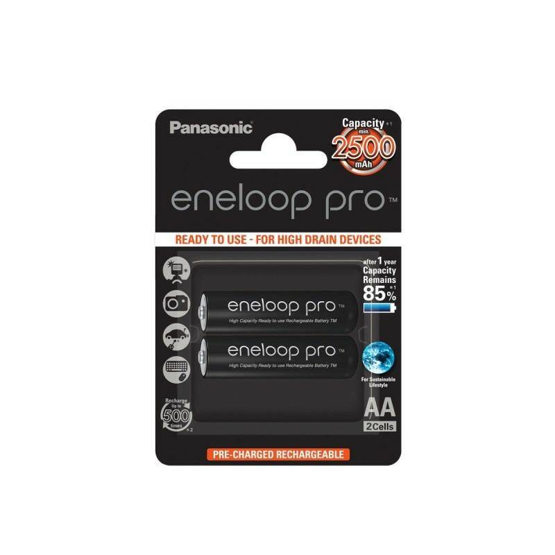 Akumulatorki Panasonic Eneloop PRO R6 AA 2550mAh (2 sztuki) (Zdjęcie 1)