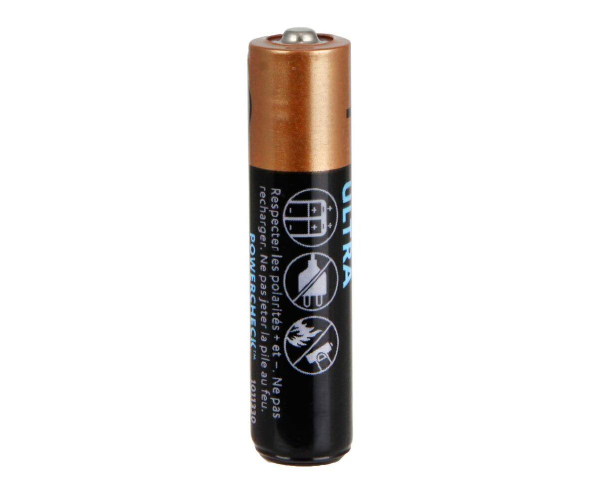 Bateria alkaliczna LR03 AAA DURACELL ULTRA (1 sztuka) (Zdjęcie 3)