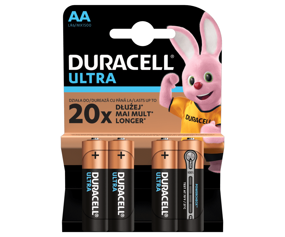 8er Pack Duracell Ultra Batterie AA Mignon LR6 MX1500 