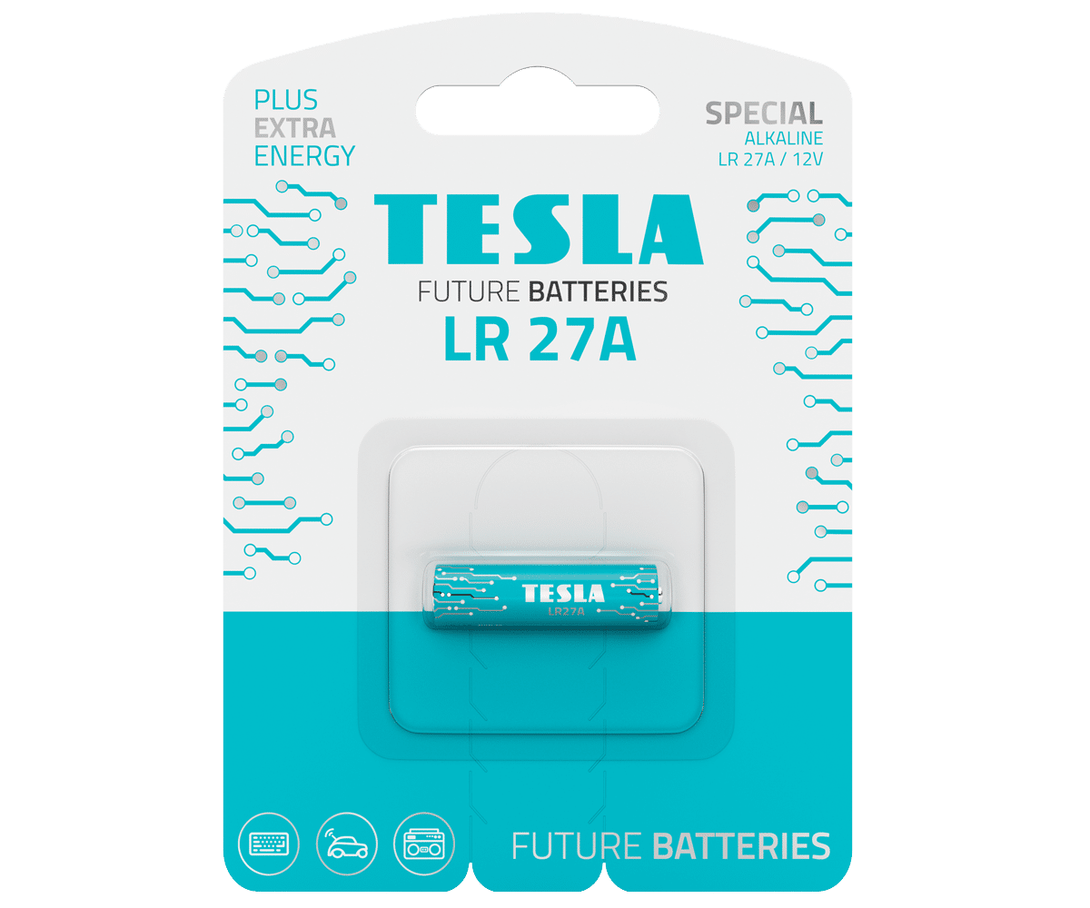 Bateria alkaliczna LR 27A TESLA 12V