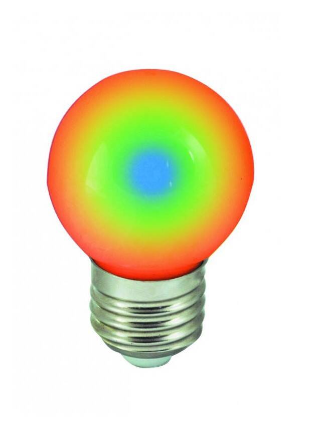 Żarówka SPECTRUM kulka LED E27 1W RGB (Zdjęcie 3)