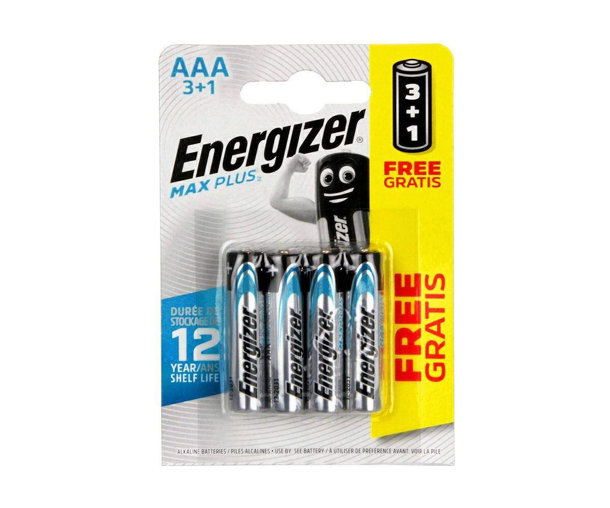 Bateria alkaliczna LR03 AAA ENERGIZER MAX PLUS (4 sztuki)