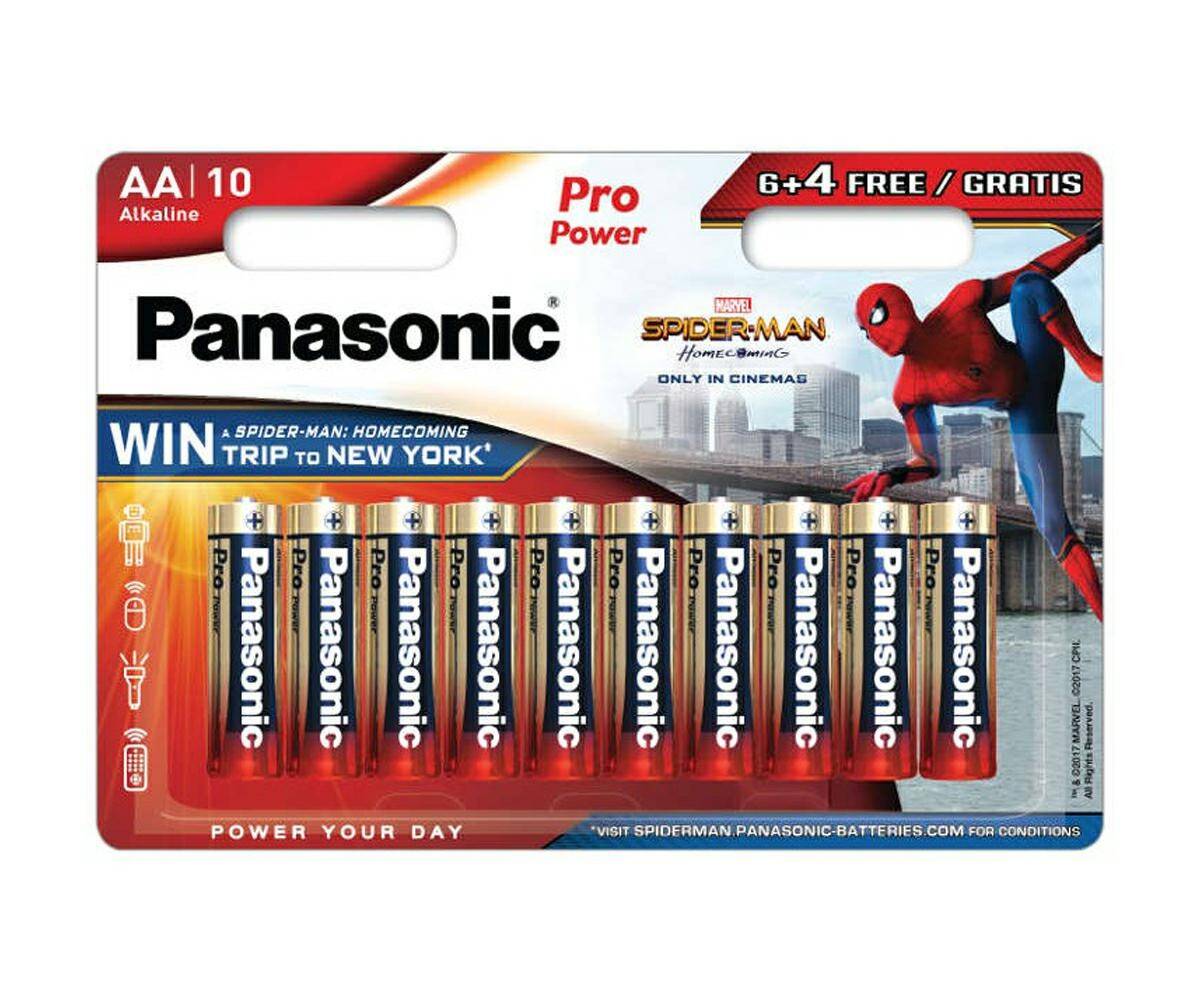 Bateria alkaliczna PANASONIC LR6 AA Spider (10 sztuk)