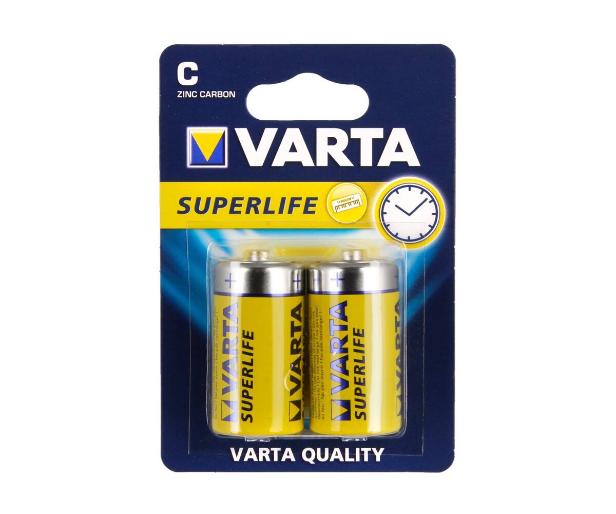 Bateria R14P VARTA SUPERLIFE (2 sztuki) (Zdjęcie 1)