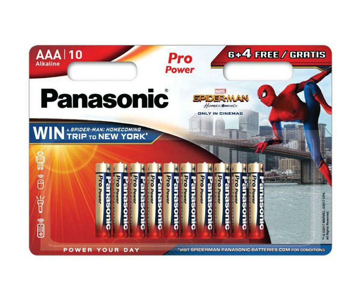 Bateria alkaliczna LR03 AAA PANASONIC PRO Power  (10 sztuk)