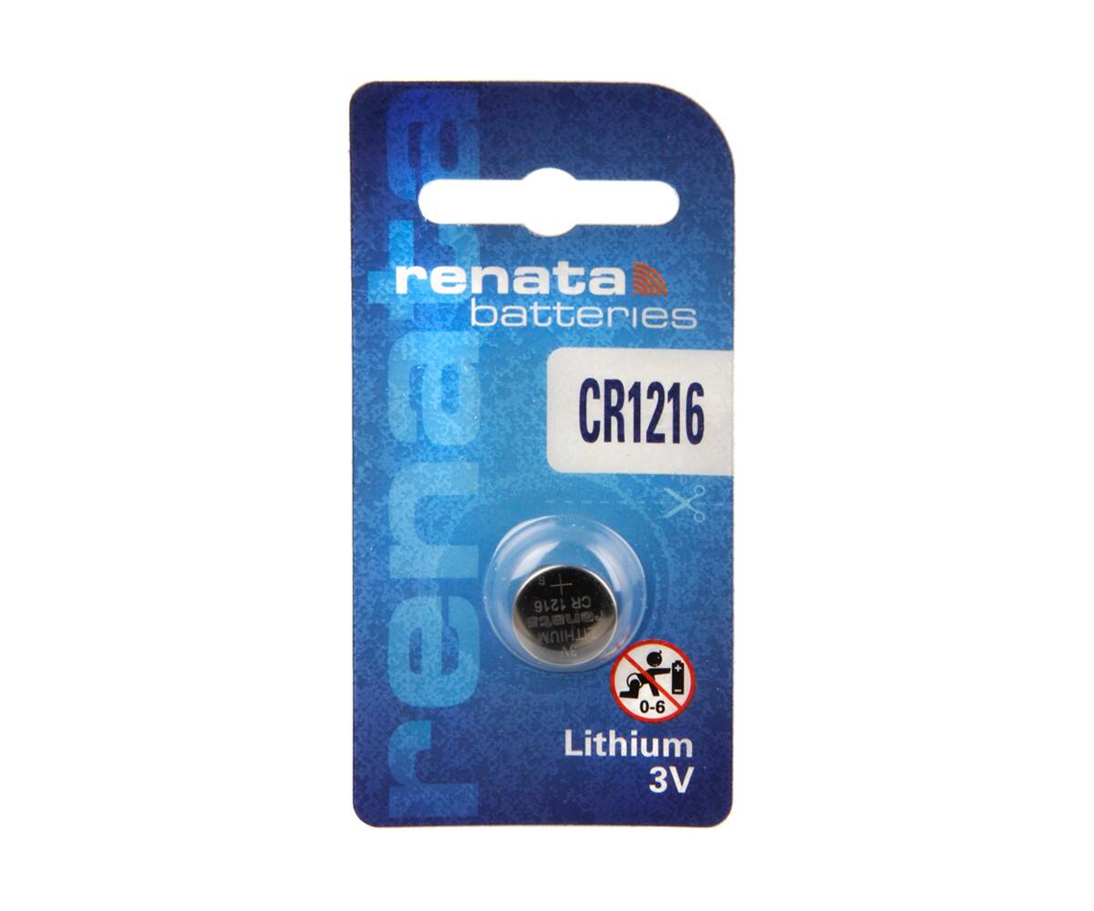 Lithium battery Renata CR1216 (1 unit)
