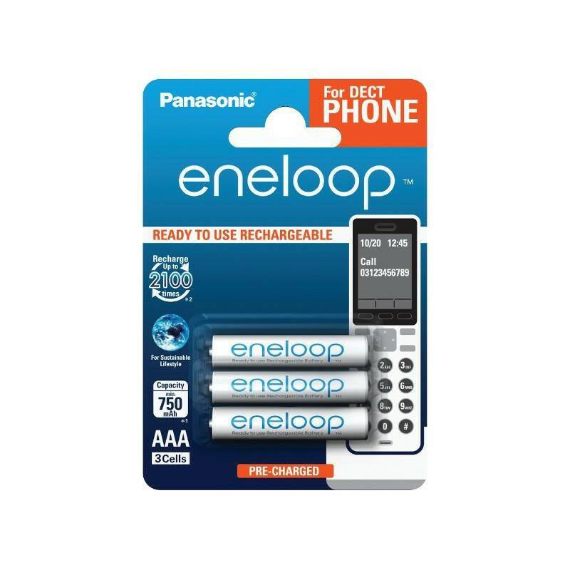 Akumulatorki Panasonic Eneloop R03 AAA 750mAh (3 sztuki)