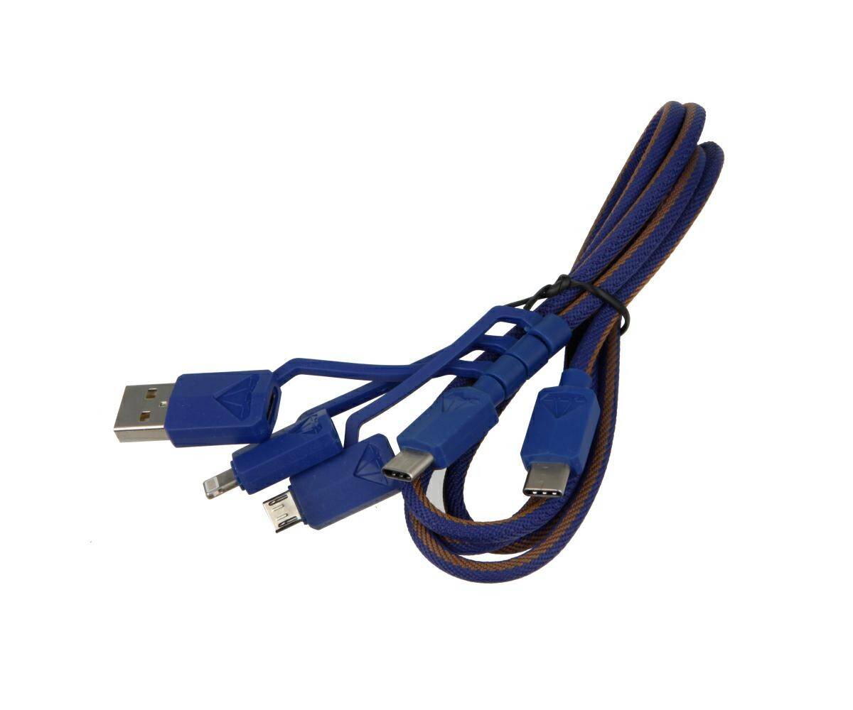 Przewód USB XTAR PDC-3 BLUE 3A 10Gbps (Zdjęcie 1)